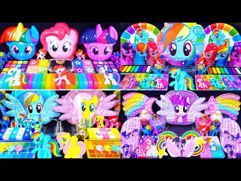 [About 2 hours Video] "My Little Pony" Slime! 🌈ASMR🌈 #satisfying #슬라임 (527)