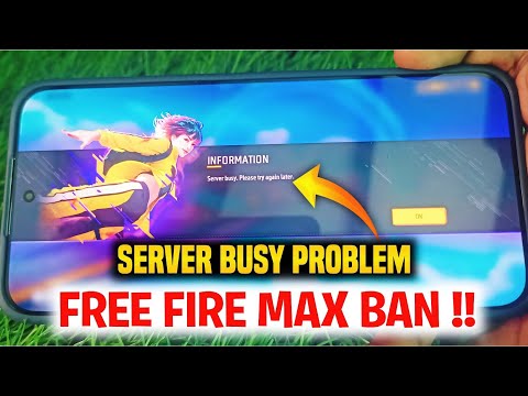 SERVER BUSY PROBLEM FREE FIRE | FREE FIRE OPEN KYU NHI HO RAHA HAI | FF OPEN KAISE HOGA