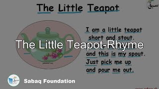 The Little Teapot-Rhyme