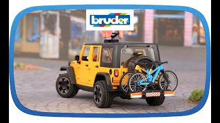 Bruder Jeep Wrangler Rubicon + Mountain Bike Fun (item no. 02543)