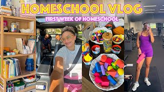 1st week of *homeschool, workouts, SAHM life, morning routines ☀️