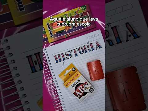 Chocada! A mochila que pesa mais que o aluno 🙈🕊 Levando a mudança inteira para a escola pro título!