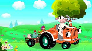 LA VACA LOLA Y EL TRACTOR DE LA GRANJA   Canciones Infantiles    Toy Cantando