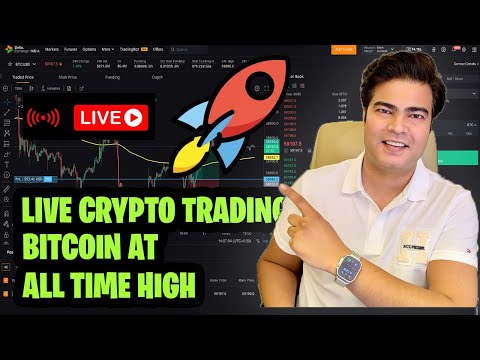 Live Crypto trading on delta exchange india