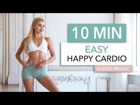 10 MIN EASY HAPPY CARDIO - Beginner Friendly, nothing complicated