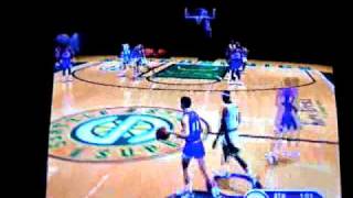 NBA LIVE 2002 Sonics vs Jazz Q4
