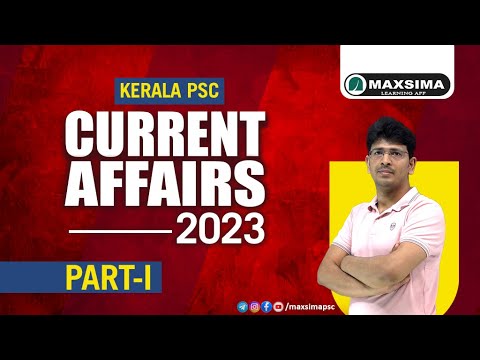 KERALA PSC | 2023 CURRENT AFFAIRS | PART 1