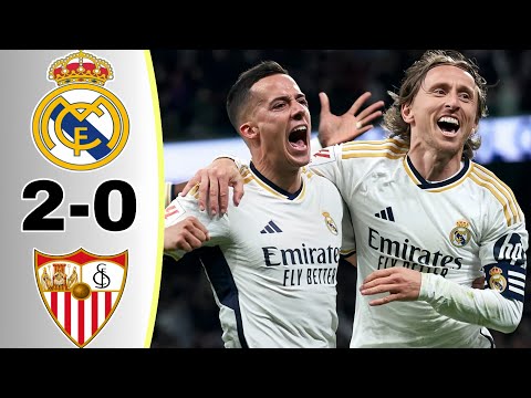 Real Madrid vs Sevilla 2-0 Highlights All Goals