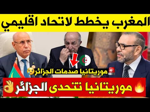 🔥موريتانيا تتحدى الجزائر والمغرب يسعى إلى اتحاد إقليمي✨👌