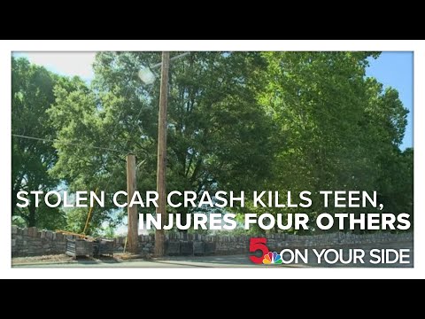 YouTube video thumbnail: Missouri State Police Searching for Driver in Stolen Car Crash That Killed Teen, Injured 4 Others