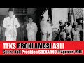 Indonesian Independence Proclamation Questions