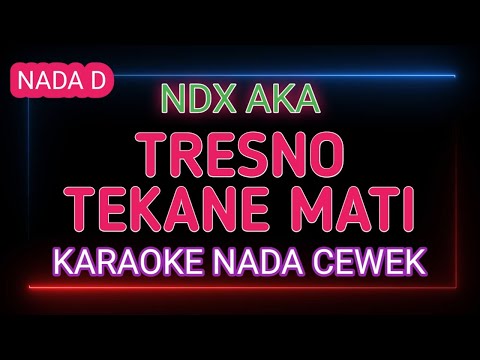 TRESNO TEKAN MATI -;Karaoke Nada Wanita - NDX AKA