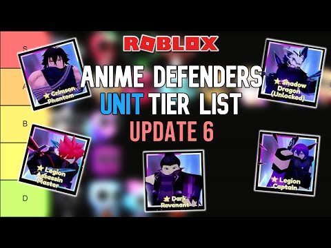 The FASTEST Way to Master Anime Defenders Unit Tier List Update 6