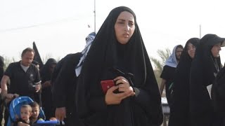 شخص يتحارش في الزائرات في مشاية الاربعينيه
