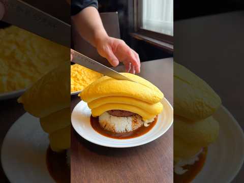 ふわふわの3段オムライス🍳#ないちゃんグルメ#japanesefood