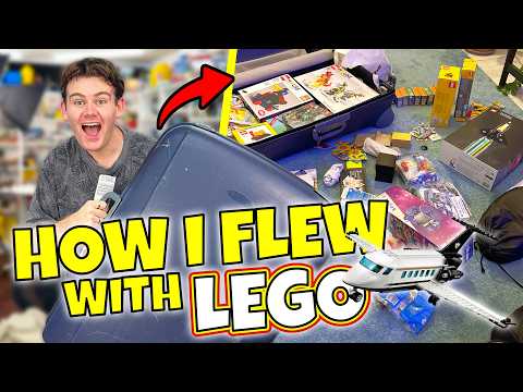 HOW I PACKED MY LEGO PURCHASES to FLY FROM EUROPE