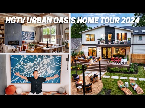 HGTV Urban Oasis 2024 Smart Home Tech and Design Tour!