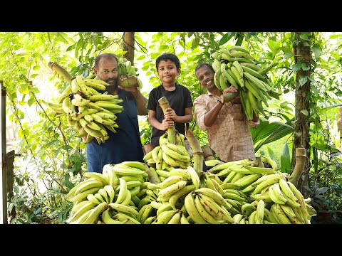 Traditional Banana Chips Making | Kerala style Banana Chips | Onam Special