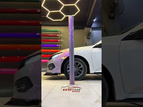 Magic Grey PPF Glow on Honda Civic At Auto2000Studio #shorts