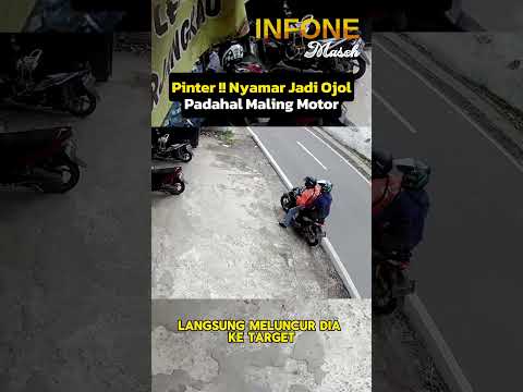 Pinter !! Nyamar Jadi Ojol Padahal Curanmor #beritaviral #Videoviral #Kabarhariini