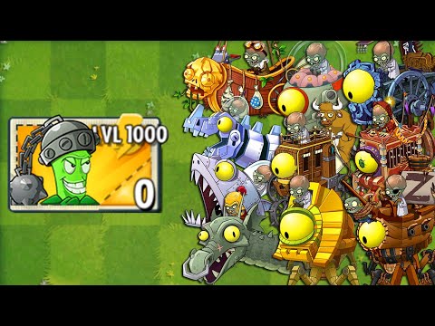 PvZ 2 Final Bosses - Every Random Premium Plants LEVEL 1000 Attack PvZ 2 ALL Final Bosses Fight!