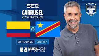 🏆 COLOMBIA 1-0 RD CONGO | MUNDIAL 2026 - Grupo K - Jornada 2 | EN DIRECTO