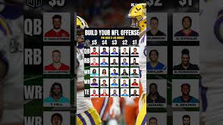 Comment your NFL Offense 😁 #crazz #nfl