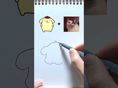 Polite Cat + Pom Pom Purin