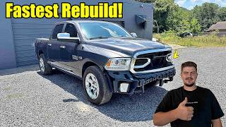 I REBUILT MY FRIENDS WRECKED TRUCK IN 3 HOURS!