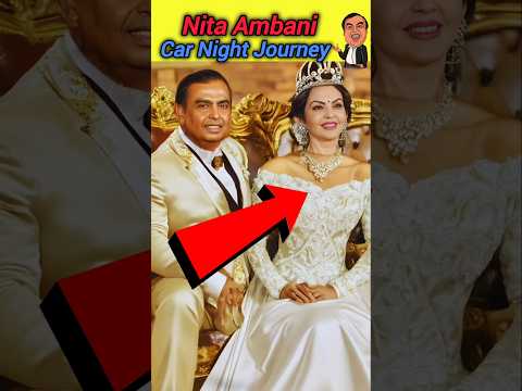 Nita Ambani Car Night Journey 🔥#nitaambani #mukeshambani #rollsroyce #cat #stunt #ytshorts #shorts