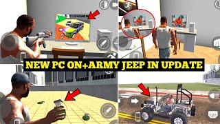 New Update PC On Cheat Code in Indian Bike Driving 3D 🤯🔥| New Army Jeep Cheat Code | Harsh in Game 