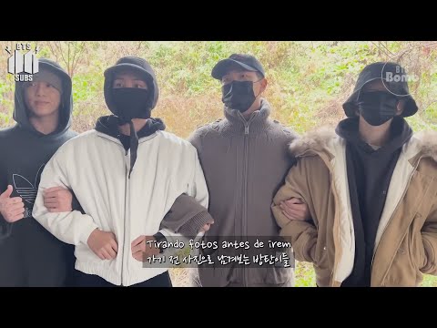 [Bangtan Bomb] Cerimônia de alistamento militar do RM, Jimin, V e Jungkook com o BTS