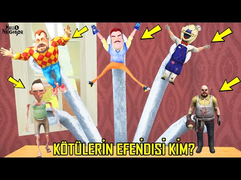KÖTÜLERİN LİDERİNİ SEÇİYORUZ 😱 Angry Neighbor - Ice Scream Rod - Hello Neighbor