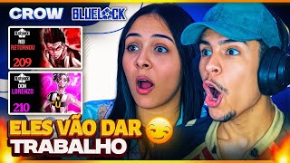 (DON LORENZO APARECEU!!! 😱) Blue Lock - CAP 209 e 210 | Crow | [Casal Jounin React] 🔥