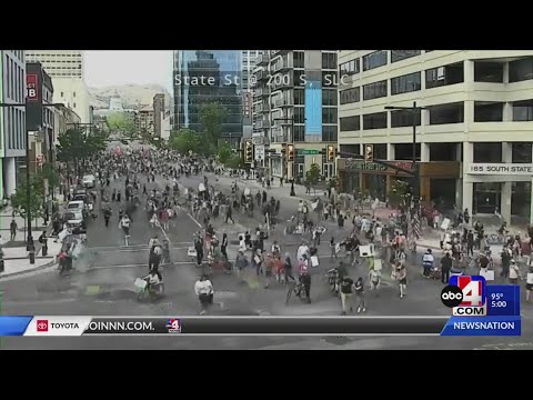 YouTube video thumbnail: Attendees Describe Moment of Shooting at SLC "No Kings" Protest