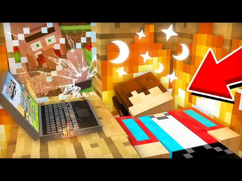 ЖИТЕЛЬ СПАС МЕНЯ ПОКА Я СПАЛ В МАЙНКРАФТ | Компот Minecraft