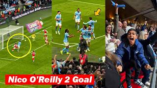 Man City Fans Reactions to Nico O'Reilly 2 Goal vs Arsenal