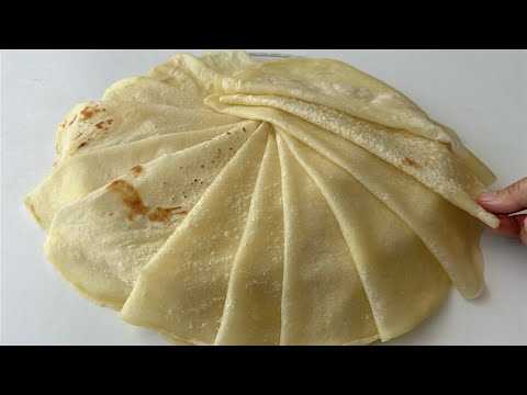 BU LAVAŞLAR 7 KAT BİRDEN PİŞİYOR❗️HAYATIMDA YAPTIĞIM EN KOLAY VE EN LEZZETLİ MAYASIZ LAVAŞ TARİFİ