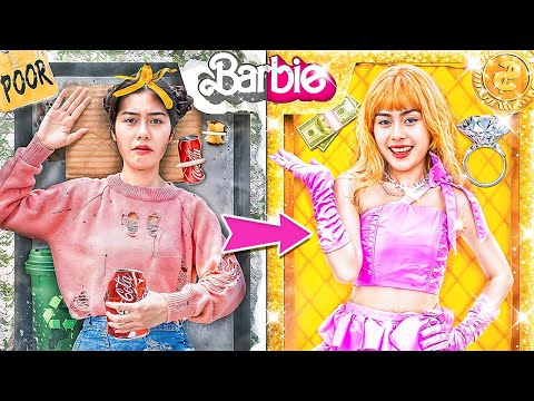 Cô Gái Nghèo Trở Thành Barbie Nổi Tiếng! Cô Gái Nổi Tiếng Vs Không Nổi Tiếng