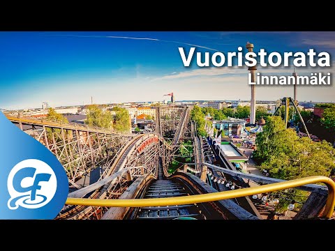 Vuoristorata front seat on-ride 5K POV @60fps Linnanmäki Linnanmaki