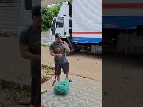 FUREI O PNEU DO CAMINHÃO QUE ESTAVA NA FRENTE DA MINHA GARAGEM #registrodevida