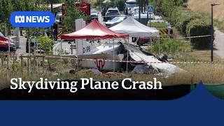 YouTube video thumbnail: 11 Dead After Skydiving Plane Crash in France