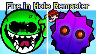 Friday Night Funkin' - Fire in the Hole V5.5: Update & DLC | New Songs (FNF Lobotomy Geometry Dash)
