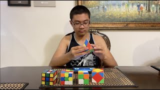 Solving 5 Rubik's cubes