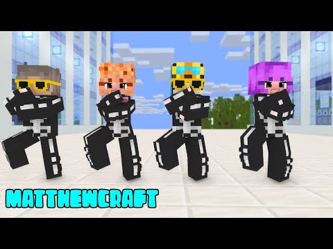 SKELETON GANG SHADY AND FRIENDS GANGNAMSTYLE DANCE MATTHEWCRAFT 339 ANIMATION