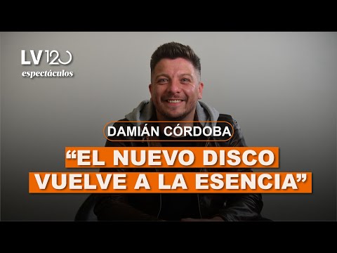 Damián Córdoba: "Llevo más de la mitad de mi vida cantando cuarteto"