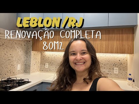 Ap 80m2 - Leblon RJ - Reforma Civil Completa