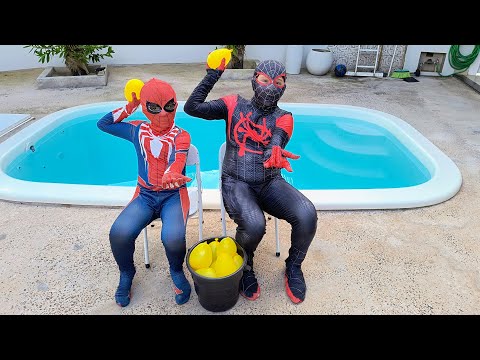 QUIZ DO HOMEM ARANHA! QUEM ERRA LEVA BEXIGADA D’ÁGUA!