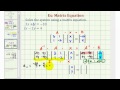 Matrix Operations and Equations