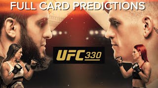 UFC 330 Full Card Predictions | Makhachev vs Garry 